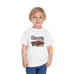 1970 Chevy Chevelle SS LS6 Toddler T-Shirt – Classic Muscle Car Red Tee