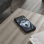 Siberian Husky Geometric Diamond Art Tough Phone Case