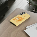 Orange Tabby Loaf Kawaii Chibi Pet Cat Art Tough Phone Case