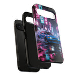 Skyline GT-R Tokyo Rain JDM Night Art Tough Phone Case
