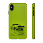 Green Cuda Muscle Car phone case for Gear Heads