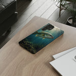 Largemouth Bass Phone Case, Sunlit Underwater Tough Cover, Gift