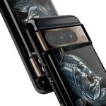 Tarpon Fishing Phone Case, Saltwater Portrait Black Cover, Gift