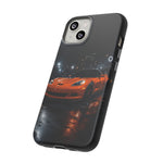 Orange C6 Neon Car Meet Tough Phone Case