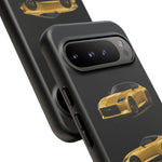 Gold Fairlady Z Classic Sports Car Tough Phone Case - 3 View