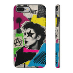 Punk Rock Star Phone Case | Graffiti Collage Anarchy Design