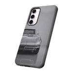 Silver Corvette Art Phone Case, C2 Sting Ray Classic Sports Cover