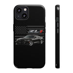 Black ZL1 Camaro Phone Case Muscle Car Tough Cover Gift Art