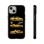 Yellow IROC-Z Camaro Triple View Tough Phone Case Cover Gift
