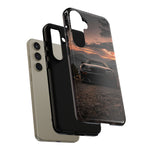 MK4 Supra Phone Case, Black JDM Sports Car Mountain Dusk Cover