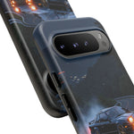 240SX JDM Drift Smoke Night Street Art Tough Phone Case