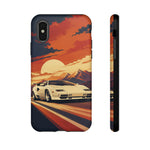 Retro Sunset Countach phone case | Sports car tough cover