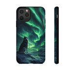 Husky Dog Aurora Watch Tough Phone Case
