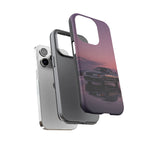 Sunset Skyline GT-R R32 phone case | car reflection, purple dusk