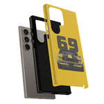 1969 Camaro Z28 Yellow Front View Muscle Car Tough Phone Case