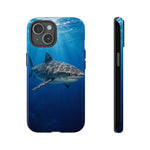 Tiger Shark Phone Case, Dappled Blue Water Tough Cover