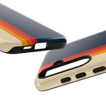 Retro Rainbow Stripe Phone Case | Tough Phone Case