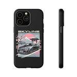 R34 Skyline GT-R Sakura Mountain JDM Tough Phone Case Gift