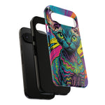 Devon Rex Cat Elf Pixie Pop Art Tough Phone Case