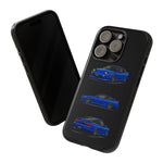 Blue 180SX JDM Sports Car Phone Case Tough Multi View