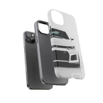 White Camaro Phone Case, ZL1 American Muscle Car Tough Cover for Men