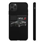 Black ZL1 Camaro Phone Case Muscle Car Tough Cover Gift Art