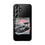 R34 Skyline GT-R Sakura Mountain JDM Tough Phone Case Gift
