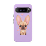 French Bulldog Bat Ears Kawaii Pet Dog Art Tough Phone Case
