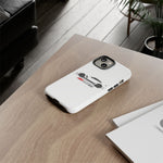 White C7 Z06 Phone Case for Chevy Vette Fans, Tough Cover
