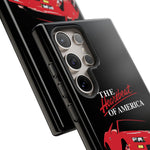 1991 Camaro Heartbeat Red Muscle Car Tough Phone Case Cover