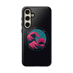 Great Dream Wave Circular Badge Vaporwave Phone Case – Japanese Aesthetic