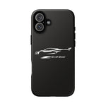 White C8 Z06 Phone Case for Chevy Fans, Tough Protective Cover