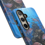 Snapper Reef Phone Case, Sunlit School Ocean Fishing Tough Cover