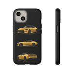 Gold Fairlady Z Classic Sports Car Tough Phone Case - 3 View
