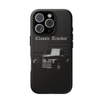 Classic Truckin Flag Chevy 3100 Pickup Tough Phone Case Cover Gift Art