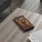 Border Terrier Earthy Watercolor Art Tough Phone Case