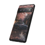 Cherry Blossom Street Scene R34 Skyline GTR Tough Case | Car Photo Cover
