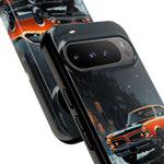 1966 GTO Orange Rainy City Tough Phone Case Cover Gift Art