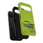 Green Cuda Muscle Car phone case for Gear Heads
