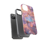 Floating Pool Deck Phone Case, Pastel Cloud 3D Render Cover