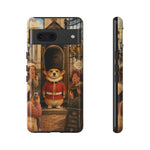 Corgi Royal Guard phone case | Cute British corgi soldier illustration