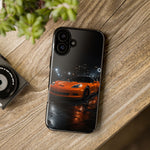 Orange C6 Neon Car Meet Tough Phone Case
