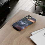 Skyline GT-R R34 White Nurburgring Speed Art Tough Phone Case