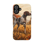 German Shorthaired Pointer Pointing Art Tough Phone Case