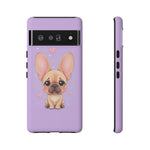 French Bulldog Bat Ears Kawaii Pet Dog Art Tough Phone Case
