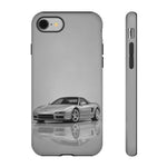 Silver NSX Phone Case, JDM Supercar Tough Cover
