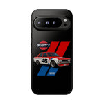 VintageDatsun 510 Racing Stripe JDM Tough Phone Case Cover Gift