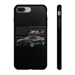 Black ZL1 Camaro Phone Case Muscle Car Tough Cover Gift Art