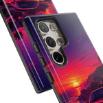 FD RX-7 Retro Sunset Sports Car Tough Case | Neon Vaporwave Beach Drive