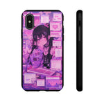 Online Girl Aesthetic Vaporwave Phone Case – Internet Portrait